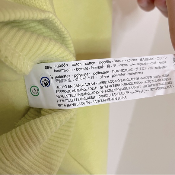 NWT Zara Yellow Balloon Sleeve Sweater - Picture 4 of 5